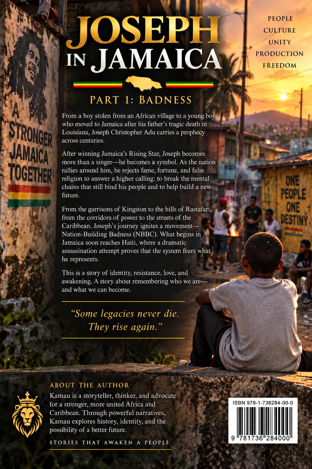 Joseph In Jamaica Part 1 back cover